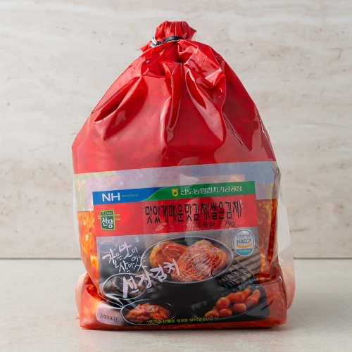 선장 맛있게 매운 맛김치 썰은김치 2.7kg 1개