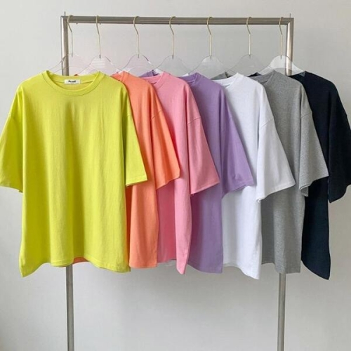 강물처럼 빅사이즈티 X160L602 컬러링무지반팔티셔츠 MC 45931776