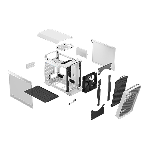 Fractal Design Torrent Nano White TG Clear Tint_이미지