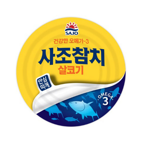 사조대림 살코기 참치 안심따개 85g (8개)_이미지