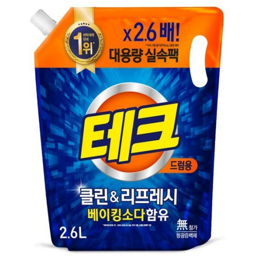 테크 클린 앤 리프레시 드럼용 리필 2.6L (1개)_이미지