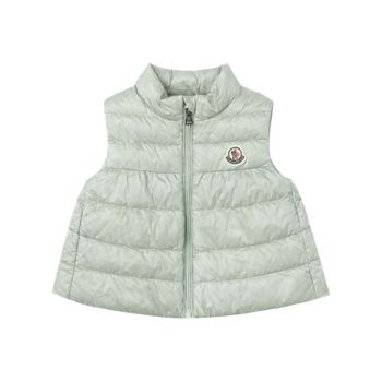 키즈 히바 로고 패딩 베스트 그린 154126884