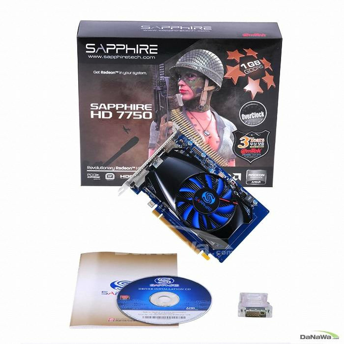 SAPPHIRE 라데온 HD 7750 OC D5 1GB_이미지