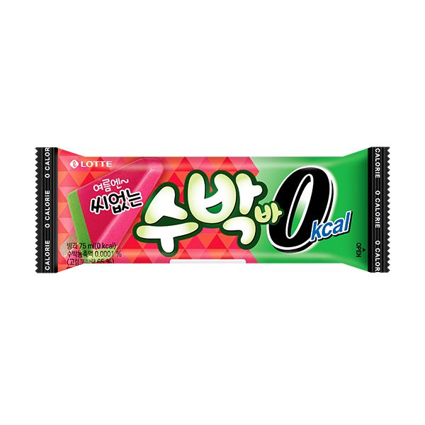 롯데제과 씨없는 수박바 0칼로리 75ml (40개)_이미지