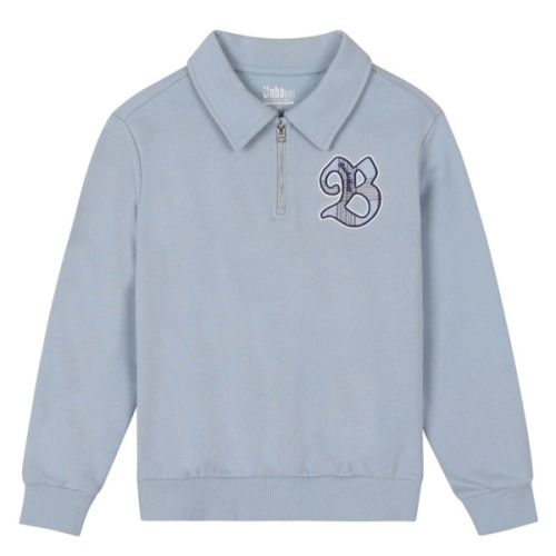 NBA 아플리케 자수 반집업 맨투맨 K233TS030P20_DJ_이미지