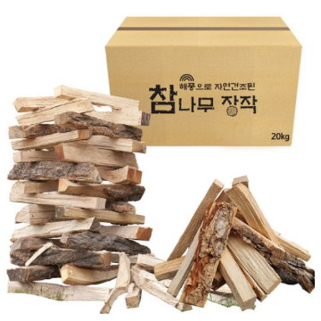 올리오 참나무 장작 20kg
