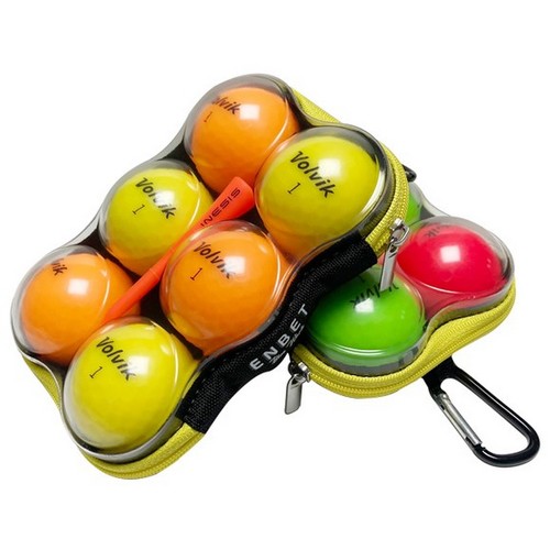  엔벳 하이브리드 골프공 투명 파우치 6구 [1개]