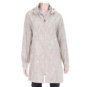 GD01 플라워 프린트 후드 봄 점퍼 IW0EJP10153