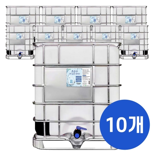 크로바 초순수 3차 살균 정제수 10L (10개)_이미지