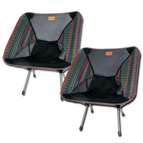 BUCK703 페어아일 초경량 캠핑의자 2개