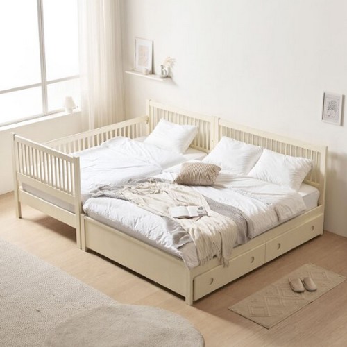 상일리베가구 르몽 원목 수납 패밀리침대 SS+Q이미지입니다. 누르면 해당 게시물로 새창이동합니다.