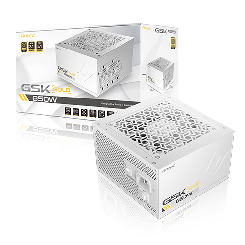 Antec GSK 850W 화이트 80PLUS골드 풀모듈러 ATX3.1