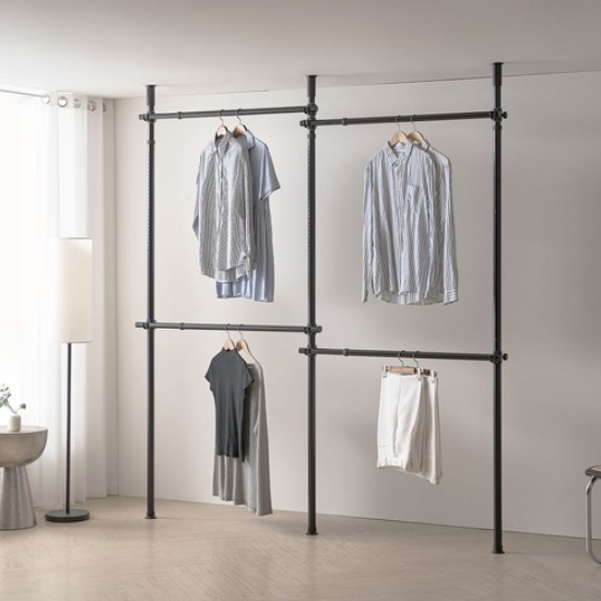 행거전문가 베이직 4단 옷걸이행거 38mm_이미지