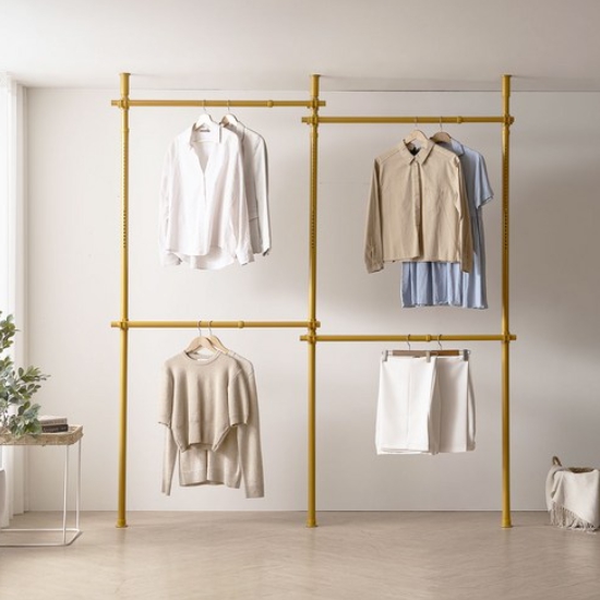 행거전문가 베이직 4단 옷걸이행거 38mm_이미지