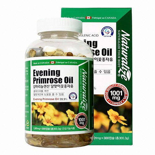 한국바이오팜 네추럴라이즈 감마리놀렌산 달맞이꽃종자유 300캡슐 (6개)