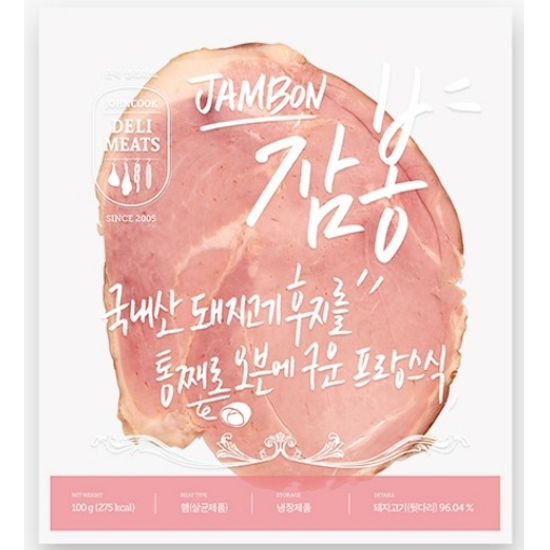 에쓰푸드 존쿡 델리미트 잠봉 100g (2개)_이미지