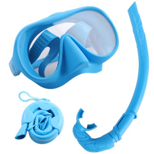 폴드래블 접는 스노클링 마스크 세트