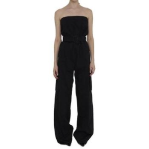 생로랑 점프수트 789862Y1A62 BLACK