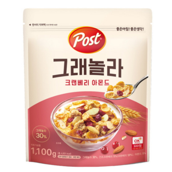 동서식품 포스트 그래놀라 크랜베리 아몬드 1.1kg