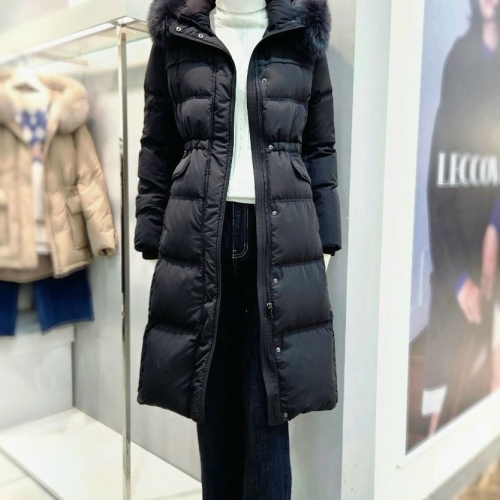 더틸버리 폭스퍼 후드 슬림핏 롱 구스다운점퍼MTRCM2PDG2W_DG_이미지