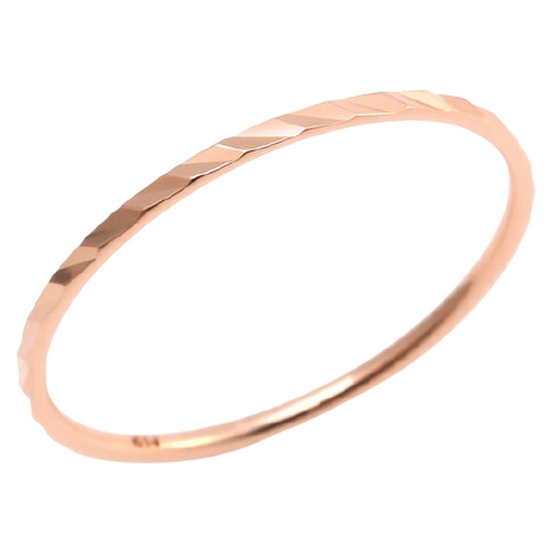 18K 데일리 사선컷팅 1mm 레이어드 반지 RSS29334