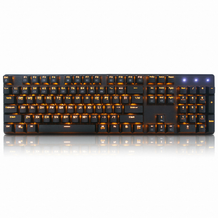 ���� HACKER K590 �౳ȯ LED ���̹� ���� Ű���� ����