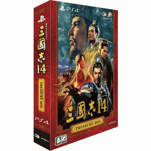삼국지 14 한글판 PS4, 트레저박스/패키지디스크_이미지