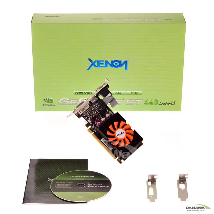 이엠텍 XENON 지포스 GT440 Lowprofile D3 1GB LP_이미지
