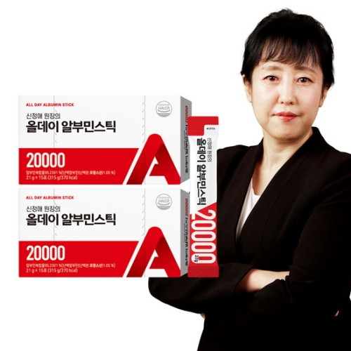 엔에이치바이오 신정애 원장의 올데이 알부민 스틱 20000 21g 15포 (2개)_이미지