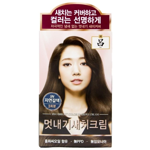 려 우아채 멋내기 새치크림 염색약 염색제 염색_이미지
