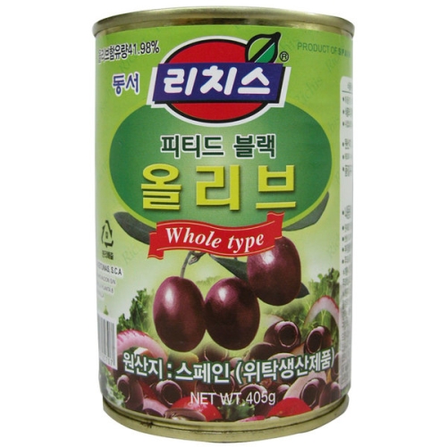 동서식품 리치스 블랙 올리브 홀 405g (1개)_이미지