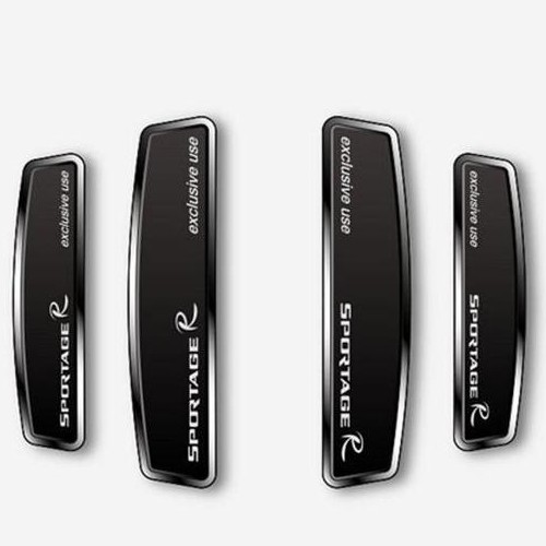 DXSOAUTO 블랙 쉴드 엠블럼 도어가드 (스포티지R)_이미지