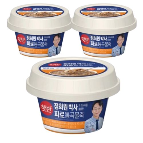 CJ제일제당  햇반 라이스플랜 파로통곡물죽 265g