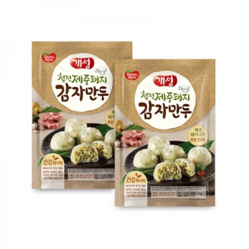 동원F&B 개성 제주돼지 감자만두 2kg (2개)