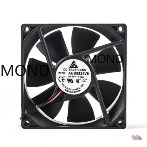AUB0924VH 9025 0.60A 9CM 듀얼 볼 고풍량 가변 인버터 냉각 팬 3선