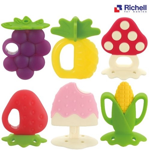 리첼 릿첼  버섯 실리콘 치발기 케이스_이미지