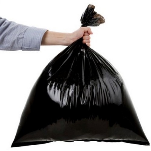 거송 ㅤ담다 쓰레기용 비닐봉투 검정 60L (100개)_이미지
