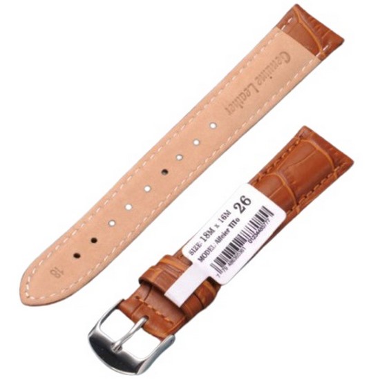 에펠티토 송아지가죽 시계줄 18mm (라이트브라운)_이미지