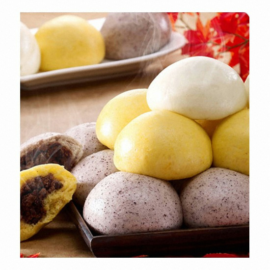 안흥찐빵 삼색찐빵 30개입 1.5kg