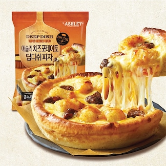 애슐리 치즈 포테이토 딥디쉬<b>피자</b> 436g