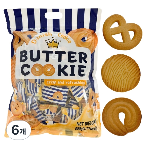투데이 데니쉬 버터쿠키 800g (6개)_이미지