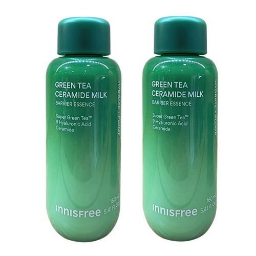 아모레퍼시픽 이니스프리 그린티 세라마이드 밀크 에센스 160ml (2개)
