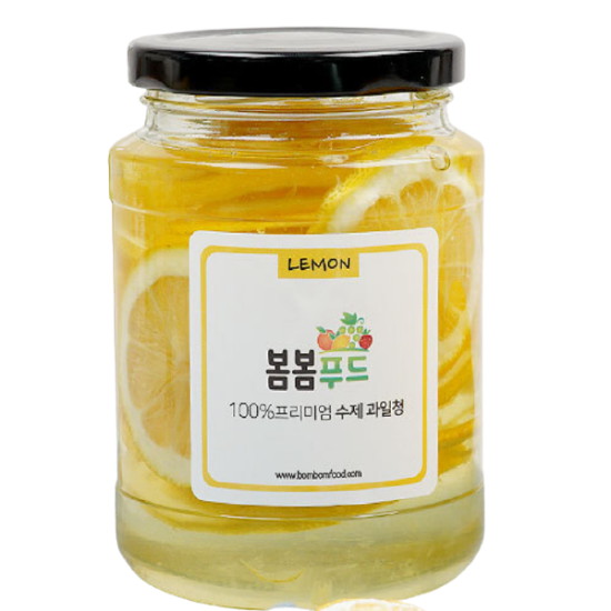 봄봄푸드 레몬청 500g (슬라이스) (2개)