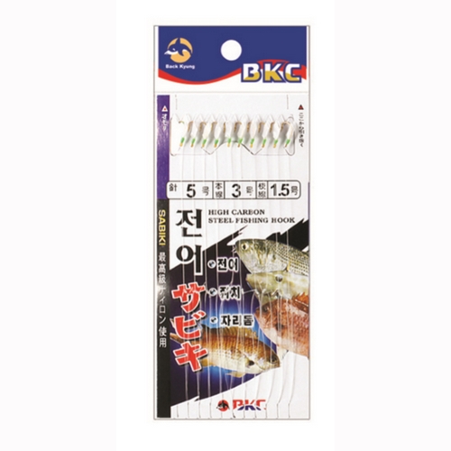 백경산업 BK-358 전어 야광피 카드 구슬무_이미지