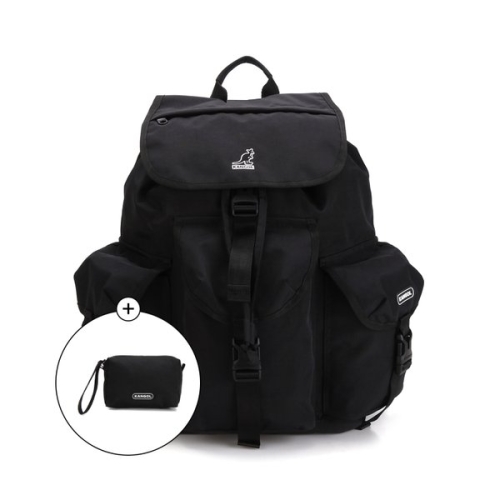 캉골 루키 멜로우 백팩_1507 (블랙)