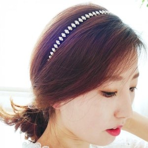 리본크림 리본크림 젬마 크리스탈 큐빅 머리띠 헤어밴드 4color  S2730172
