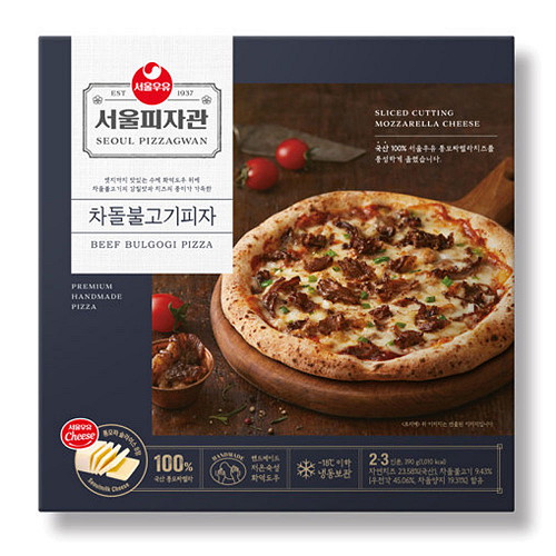 서울우유 서울피자관 차돌불고기 수제 화덕피자 390g (1개)