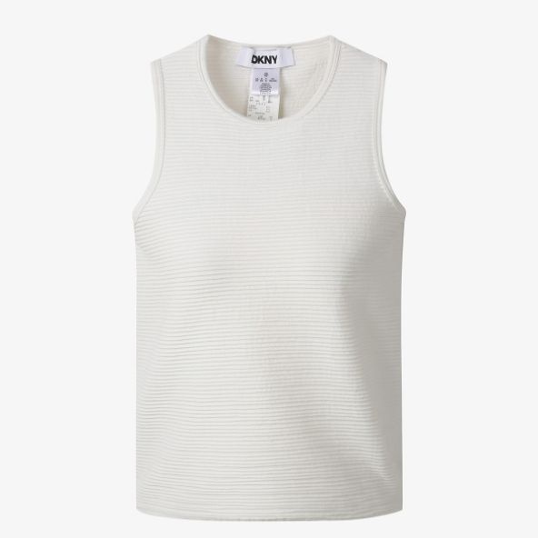 DKNY 슬리브리스 심리스 탑 아이보리 DW2G1TTS112WIV_이미지