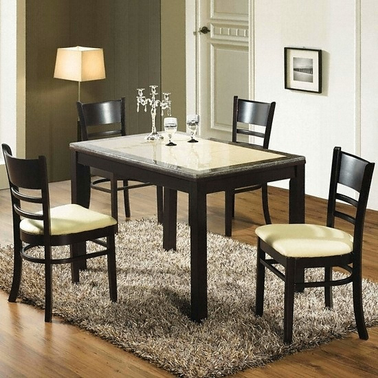 캘빈 대리석 식탁 1200