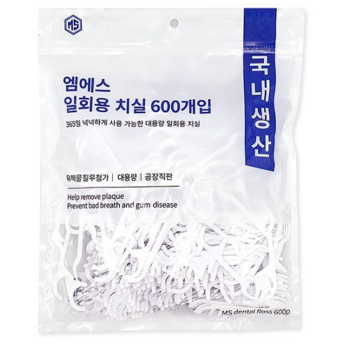 미소글로벌 엠에스 일회용 치실 600개 (6개)_이미지